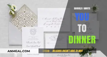 Should I Invite You to Dinner? Etiquette and Considerations