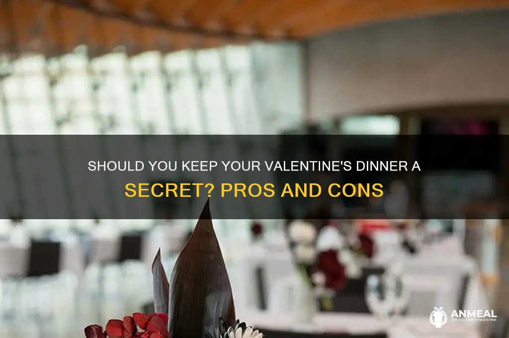 should i keep valentines dinner a secret