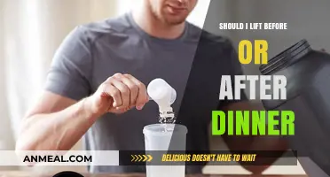 Pre-Dinner Pump or Post-Meal Lift: Timing Your Workout for Optimal Results