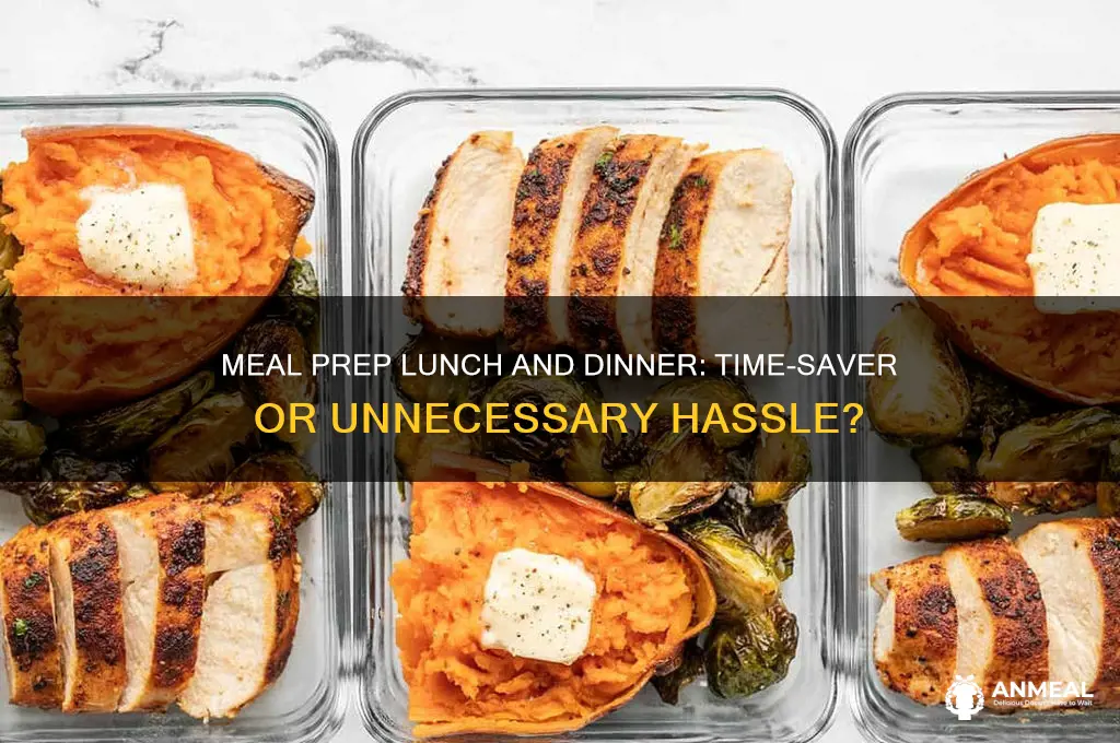 should i meal prep lunch and dinner