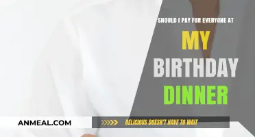 Should You Cover the Bill for Your Birthday Dinner?