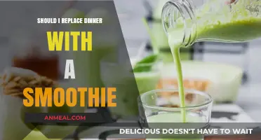 Smoothie for Dinner: Healthy Choice or Nutritional Mistake?