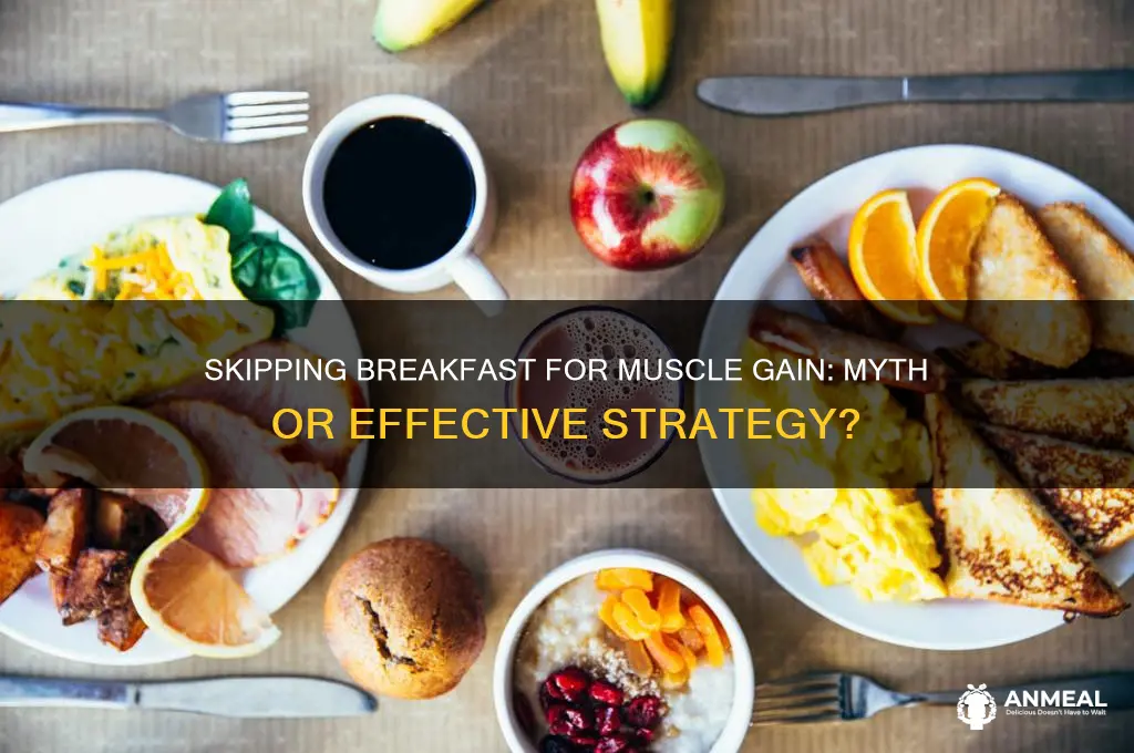 should i skip breakfast to put on muscle mass