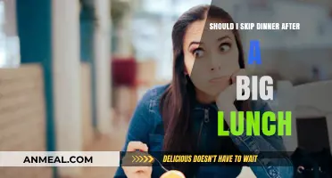 Should You Skip Dinner After a Big Lunch? Expert Advice