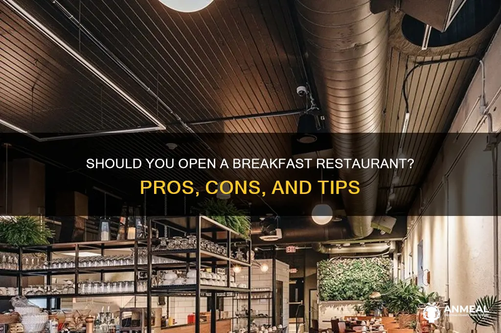 should i start a breakfast restaurant