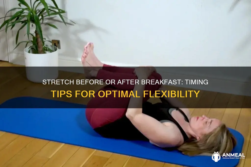 should i stretch before or after breakfast
