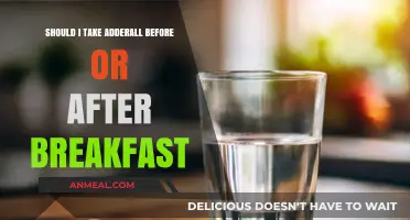Adderall Timing: Should You Take It Before or After Breakfast?