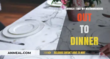 Should You Treat Your Recommenders to Dinner? Etiquette Explained