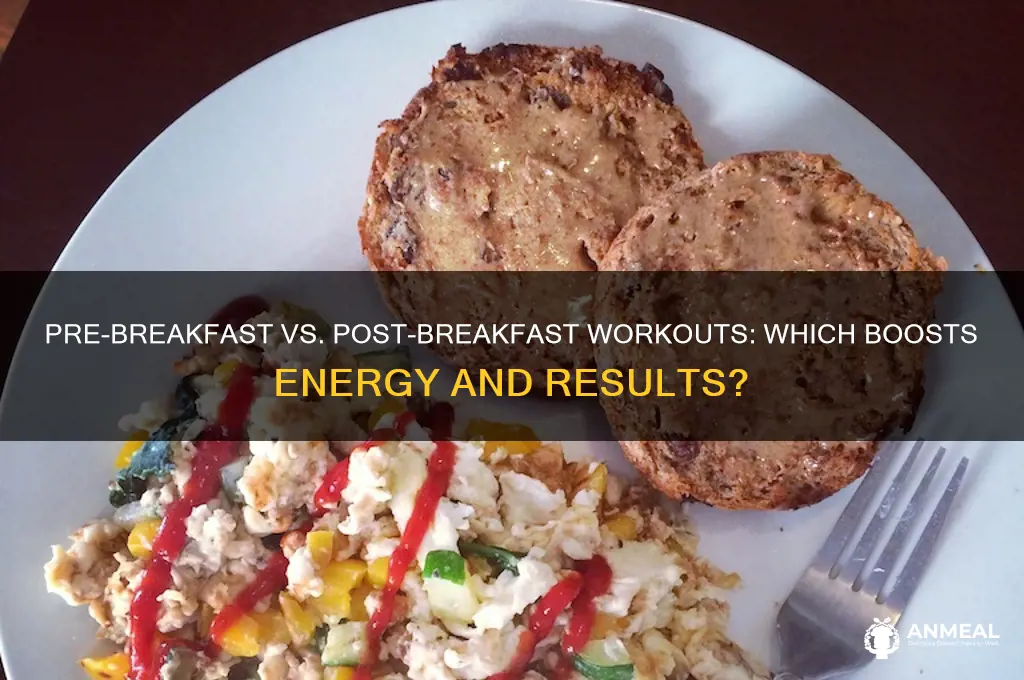 should i workout after breakfast or before