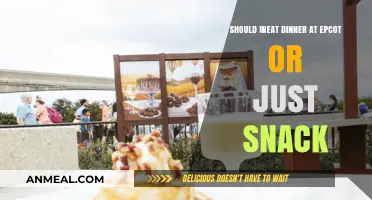 Epcot Dining Dilemma: Full Dinner or Snack Hopping?