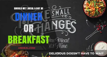 One Meal a Day: Breakfast or Dinner for Optimal Health?
