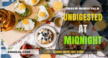 Midnight Digestion Dilemma: Is Undigested Breakfast Normal?