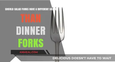 Should Salad Forks Be Shaped Differently Than Dinner Forks?