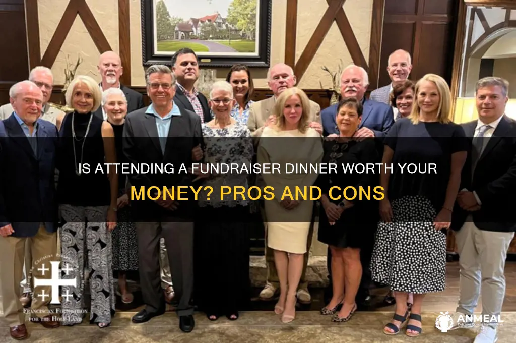 should spend money at funsdraiser dinner
