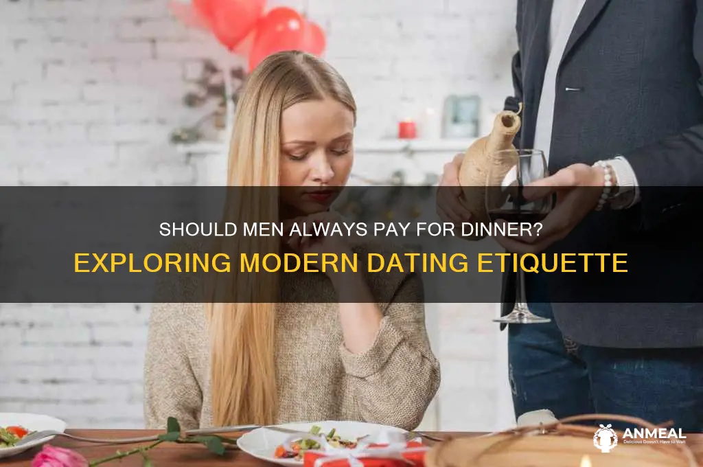 should the guy always pay for dinner
