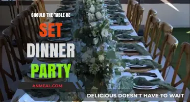 Elegant Dinner Party Table Setting Tips: To Set or Not?