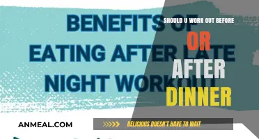 Pre-Dinner or Post-Dinner Workouts: Timing Your Exercise for Optimal Results