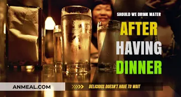 Drinking Water After Dinner: Healthy Habit or Harmful Myth?