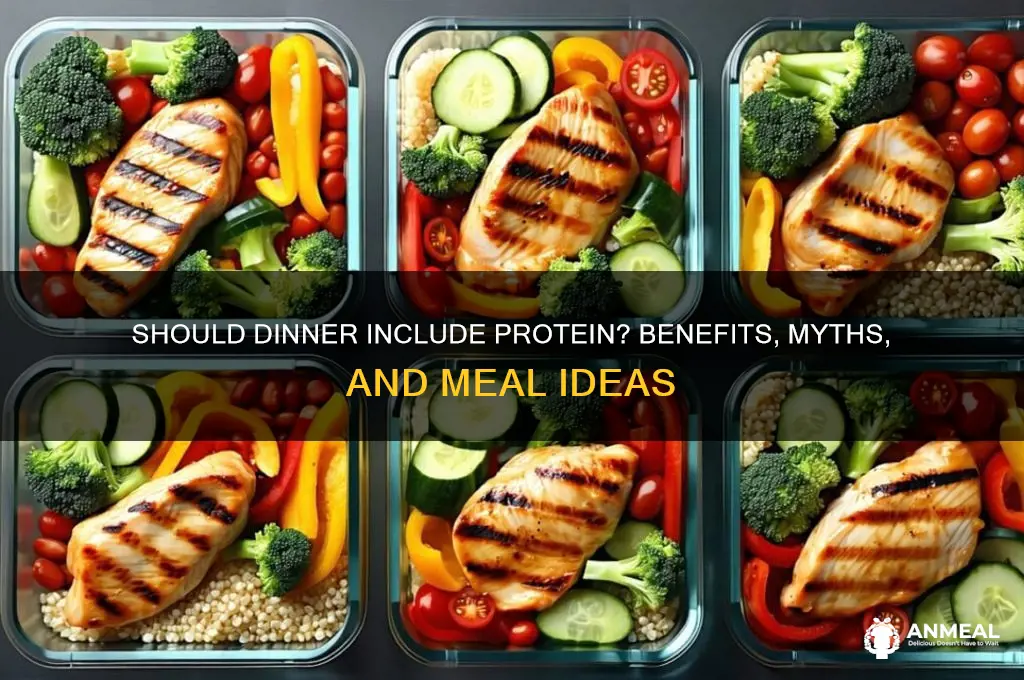 should we include a protein at dinner