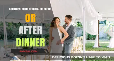 Wedding Rehearsal Timing: Before or After Dinner? Expert Tips