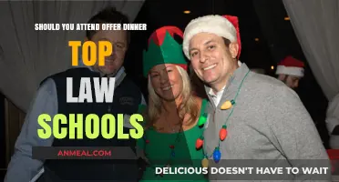 Should You Attend Offer Dinners at Top Law Schools?