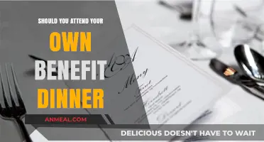 Attending Your Benefit Dinner: Pros, Cons, and Etiquette Tips