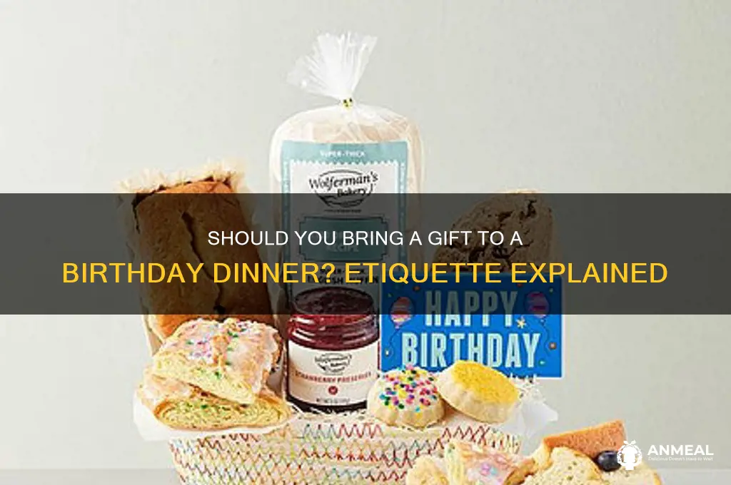 should you bring a gift to a birthday dinner