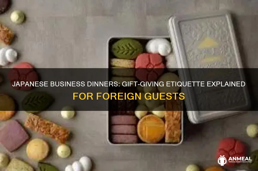 should you bring a gift to a japaneese bunisess dinner
