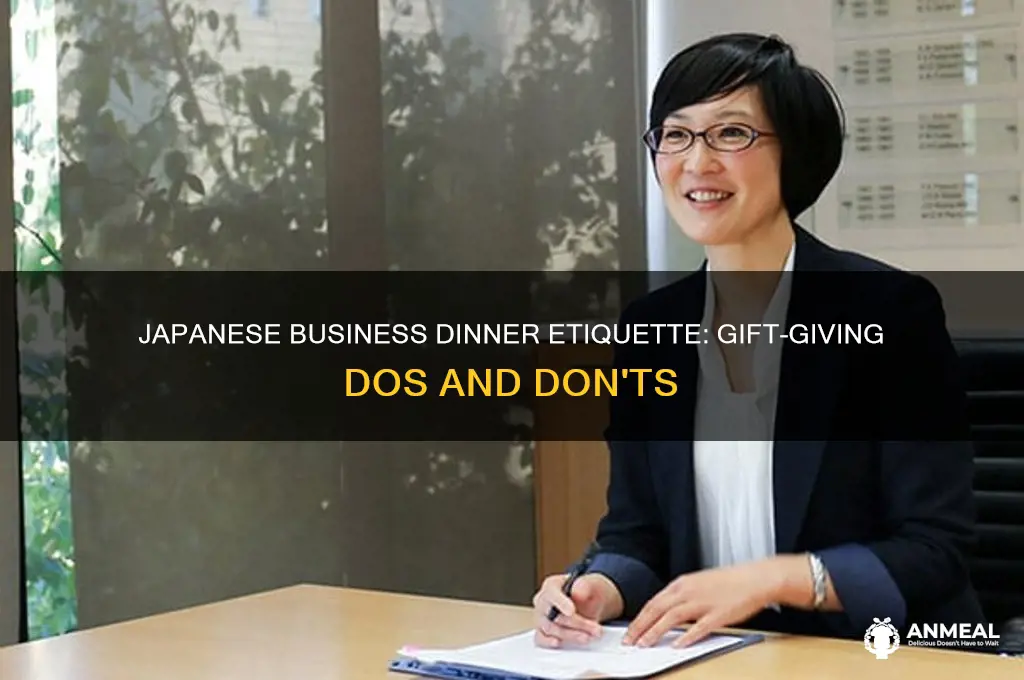 should you bring a gift to a japanese business dinner