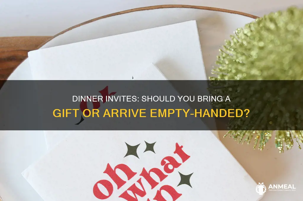 should you bring something when invited to dinner