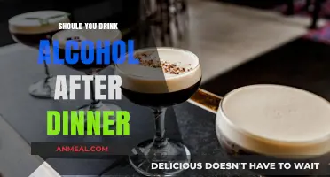 Post-Dinner Drinks: Should You Pour Alcohol After Your Meal?
