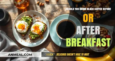 Black Coffee Before or After Breakfast: Timing for Optimal Energy