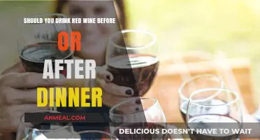 Red Wine Timing: Before or After Dinner for Optimal Enjoyment?