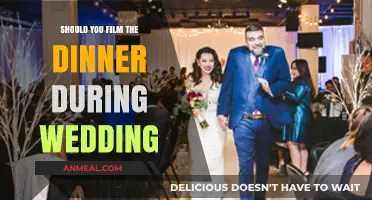 Filming Wedding Dinners: Pros, Cons, and Creative Alternatives to Consider