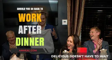 Post-Dinner Work: Productive Boost or Counterproductive Habit?
