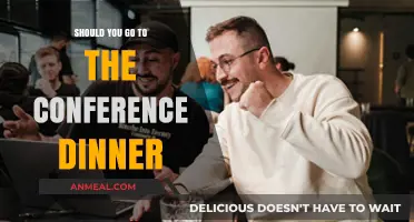 Conference Dinner Dilemma: To Attend or Skip? Pros and Cons