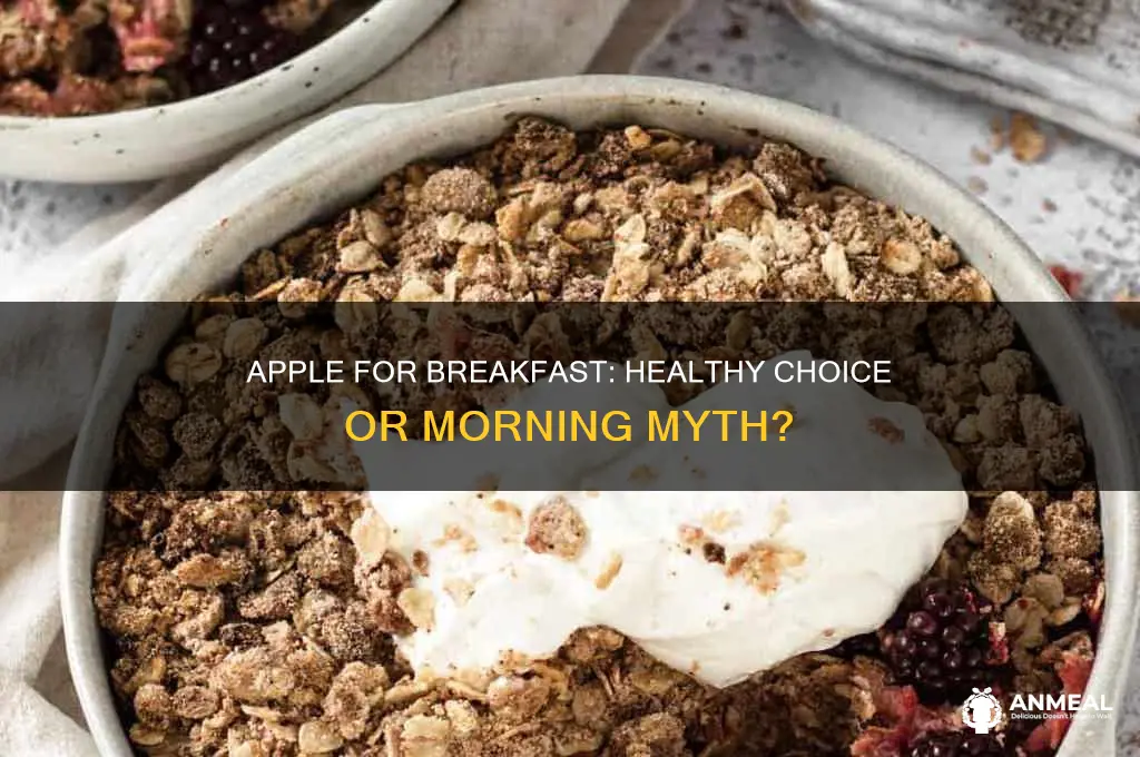 should you have an apple for breakfast