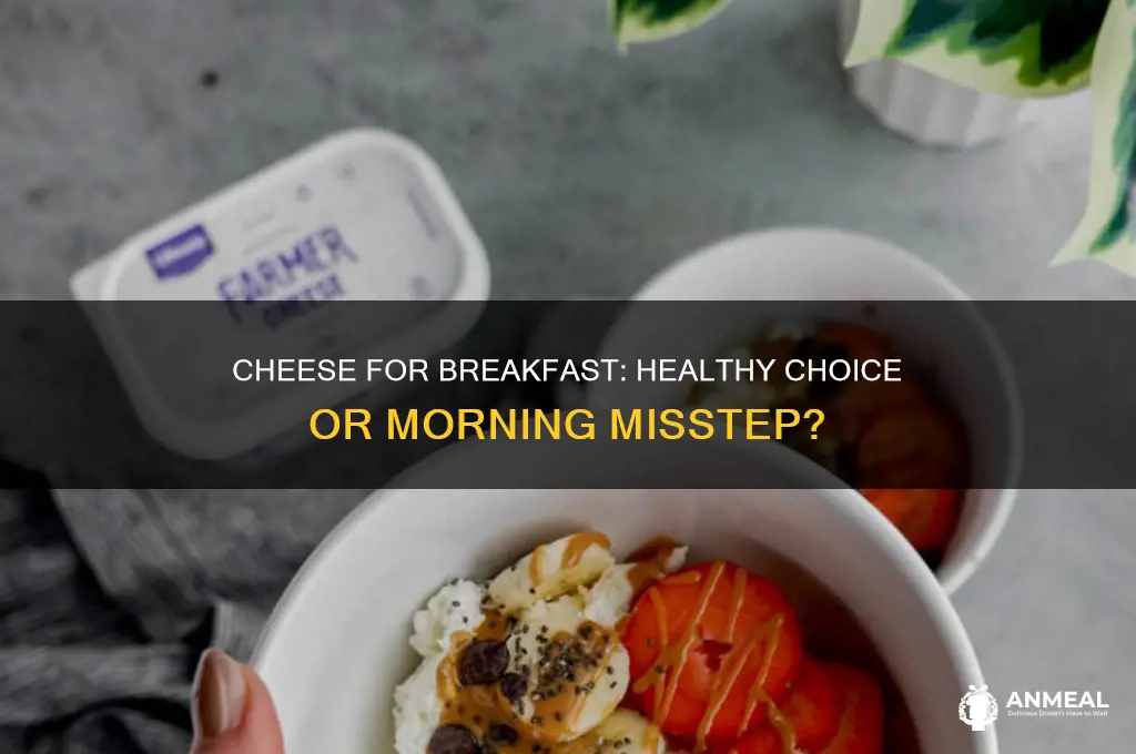 should you have cheese for breakfast