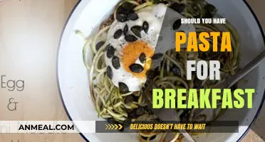Pasta for Breakfast: A Nutritious Morning Choice or Culinary Misstep?