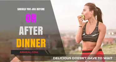 Jog Before or After Dinner: Timing Your Run for Optimal Results