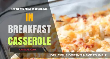 Precook Veggies for Breakfast Casserole? Tips for Perfect Morning Dishes