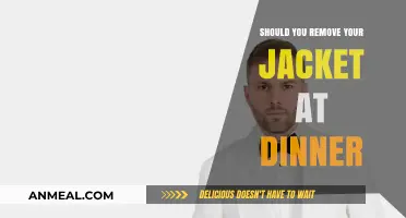 Dinner Etiquette Dilemma: To Remove Your Jacket or Not?