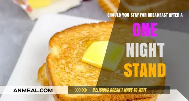 Breakfast After a One-Night Stand: Stay or Go?