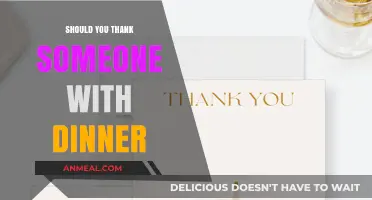 Dinner as Gratitude: When and How to Thank Someone with a Meal
