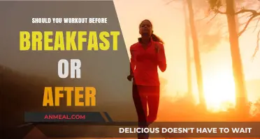 The Best Time to Work Out: Before or After Breakfast?