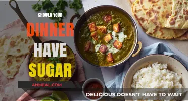Should Your Dinner Have Sugar? Uncovering the Sweet Truth