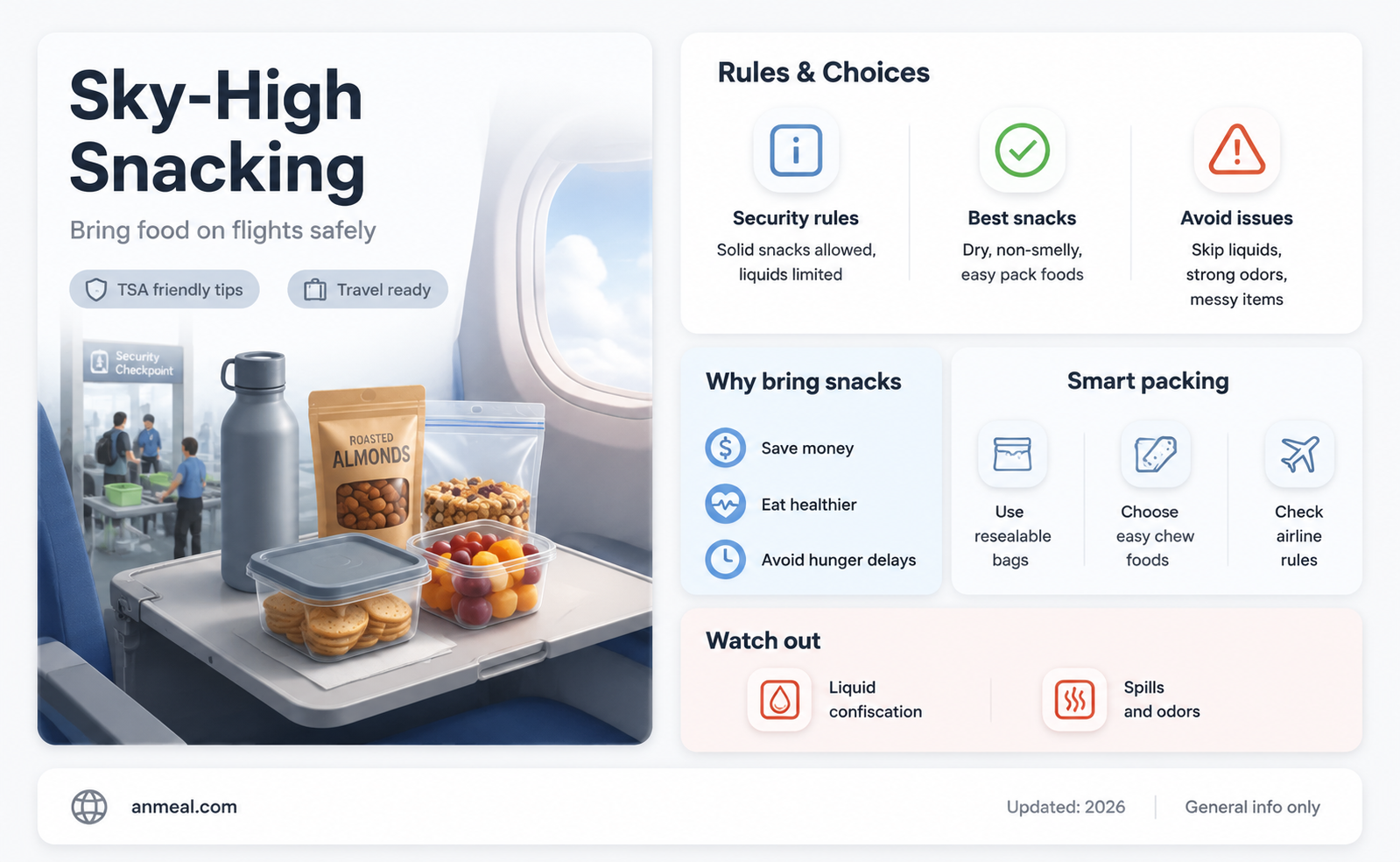 can you bring outside snacks on a plane