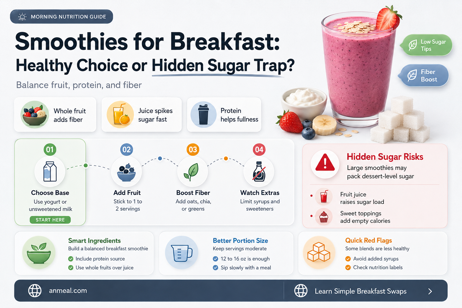 are smoothies a bad breakfast