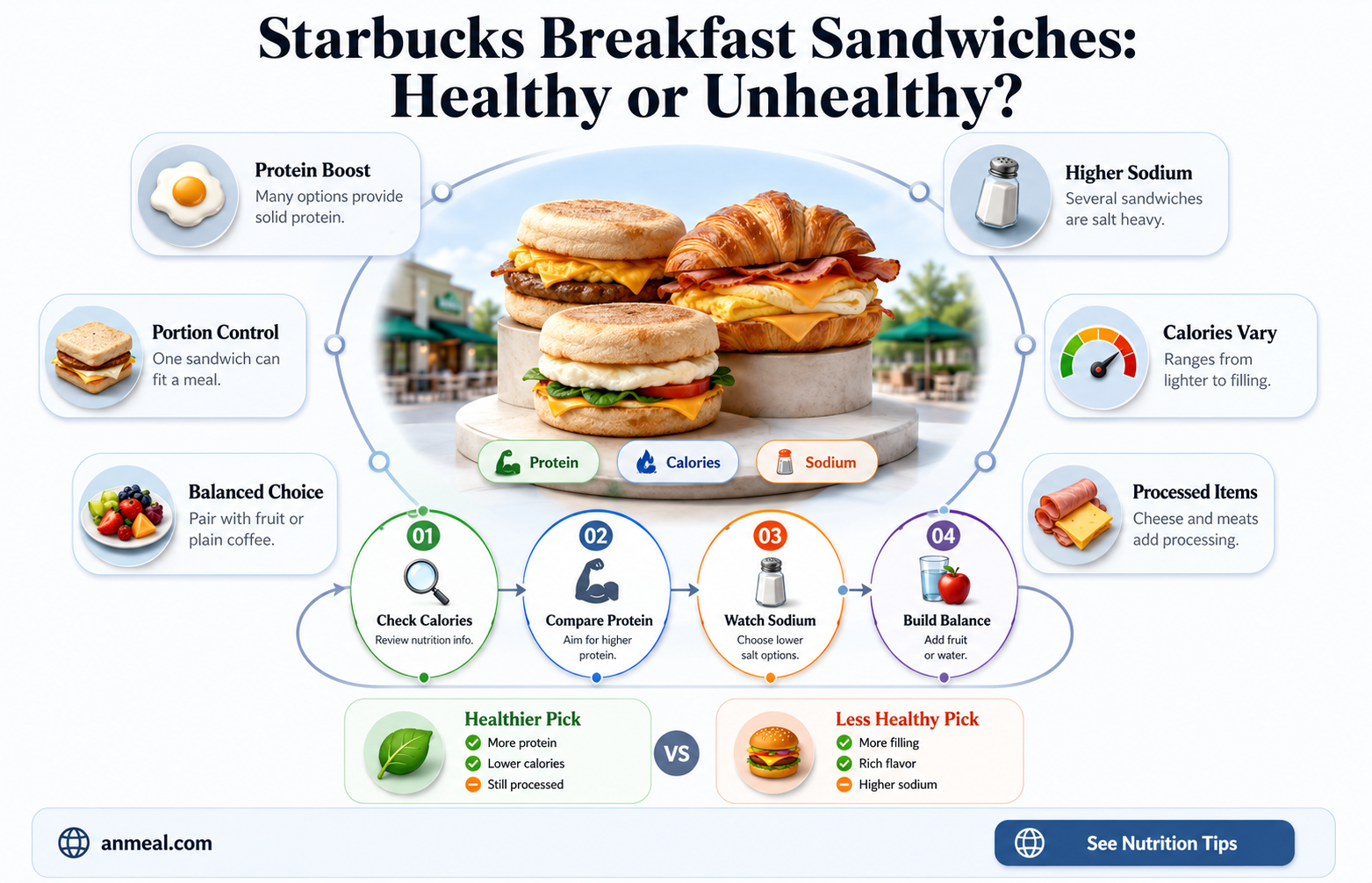 are starbucks breakfast sandwiches bad for you