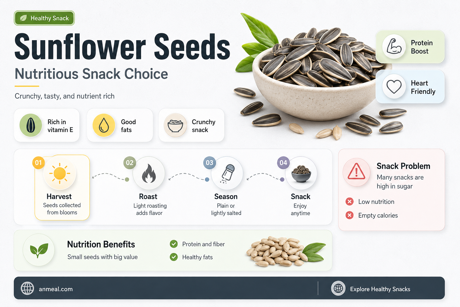 are sunflower seeds a healthy snack